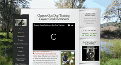 Desktop Screenshot of coyotecreekretrievers.com
